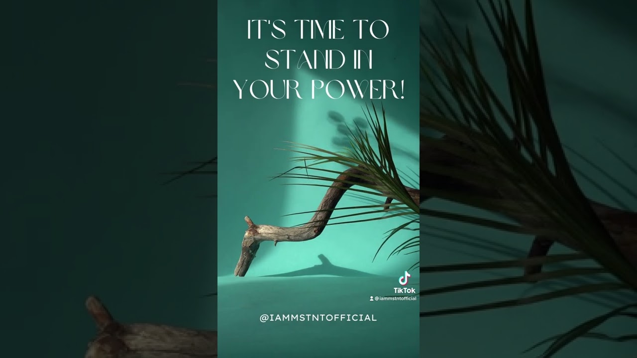 Stand in your power. You got this! #Shorts #iammstntofficial