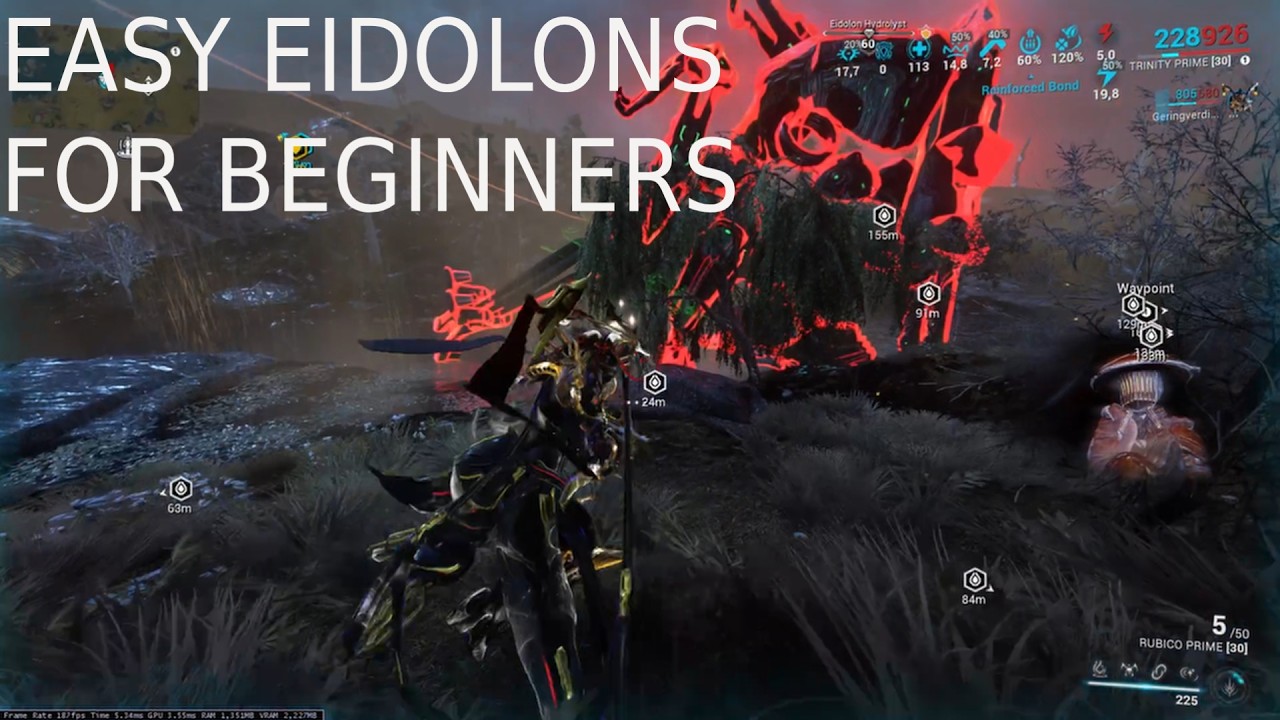 Beginner Eidolon Guide (Solo Tridolon in less than 15 Mins)