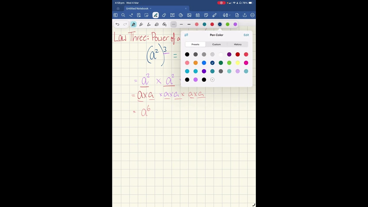 Index Laws