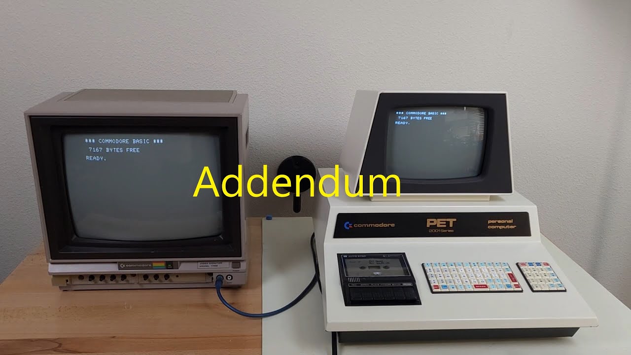 The Commodore PET Companion Addendum