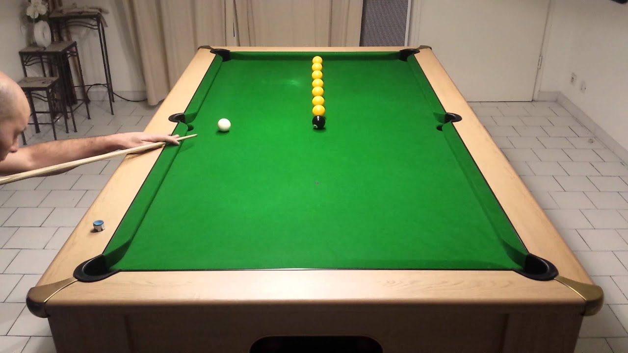 Exercice n°2 billard anglais