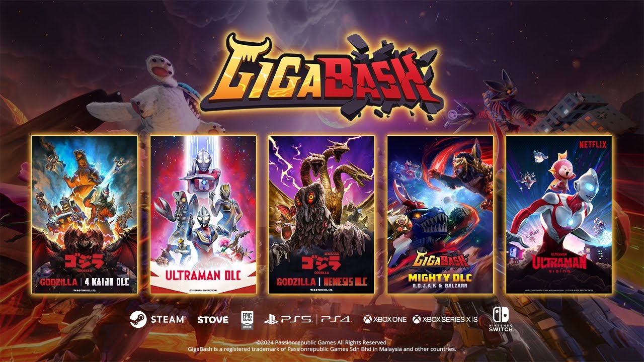 GigaBash & Tokusatsu DLCs Official Trailer 2024