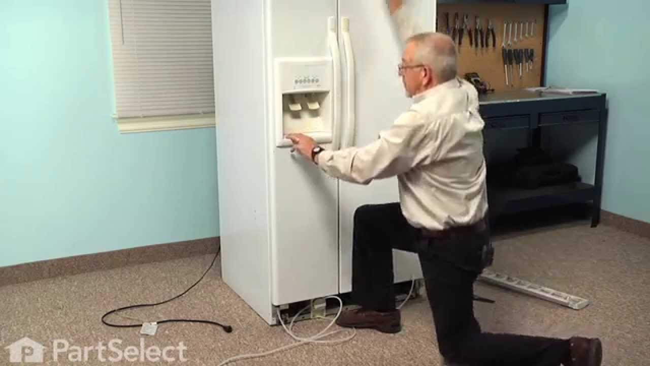 Refrigerator Repair - Replacing the Dispenser Waterline (Whirlpool Part 