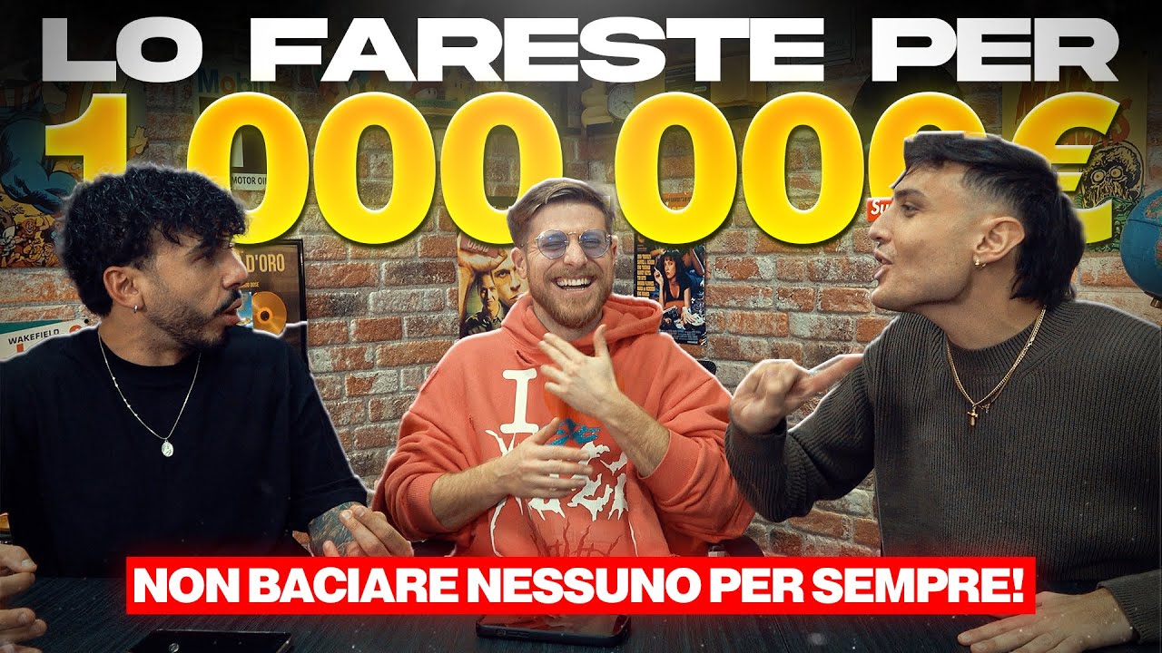 SMETTERESTI DI BACIARE PER SEMPRE LA TUA RAGAZZA PER 1 MILIONE DI EURO - RISPOSTE BRUTALMENTE ONESTE