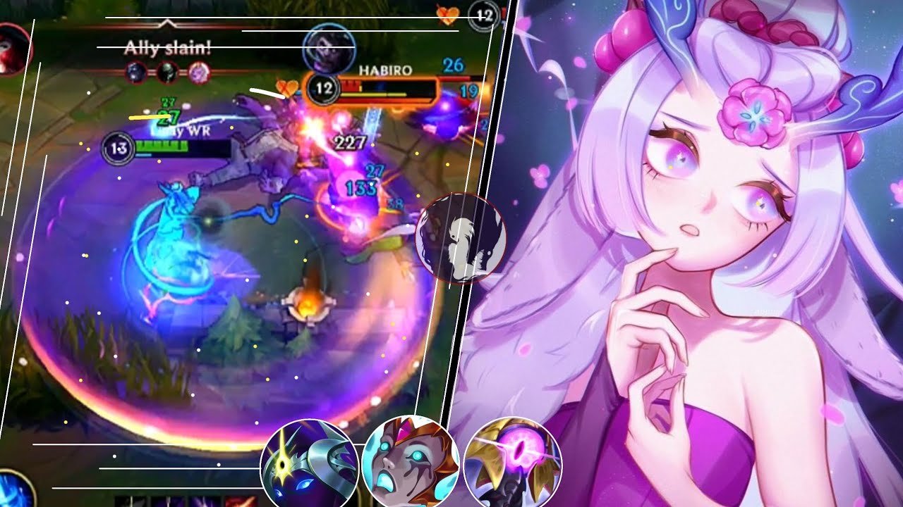Lillia MID 100% SPEED and AP damage! Wild Rift GAMEPLAY.