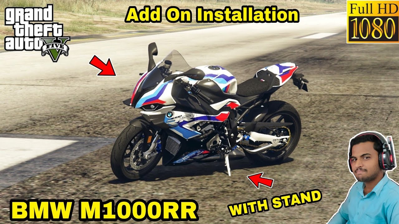 GTA 5 : HOW TO INSTALL 2021 BMW M1000RR BIKE MOD🔥🔥🔥