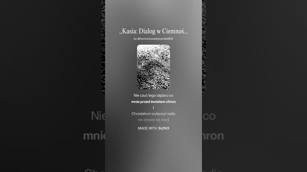 Kasia,,Dialog w Ciemności.