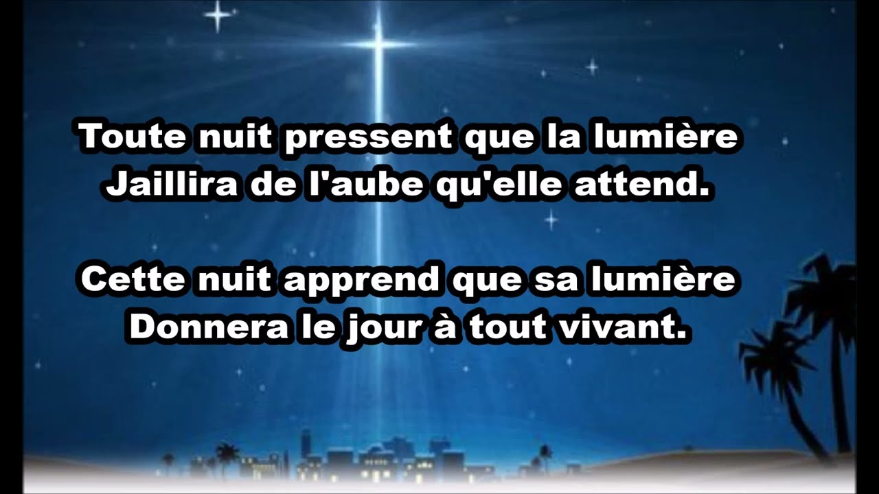 La voici, la nuit de Dieu (PAROLE)