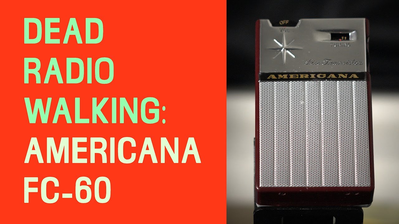 Vintage Electronics Repair: Dead Americana FC-60 transistor radio restoration