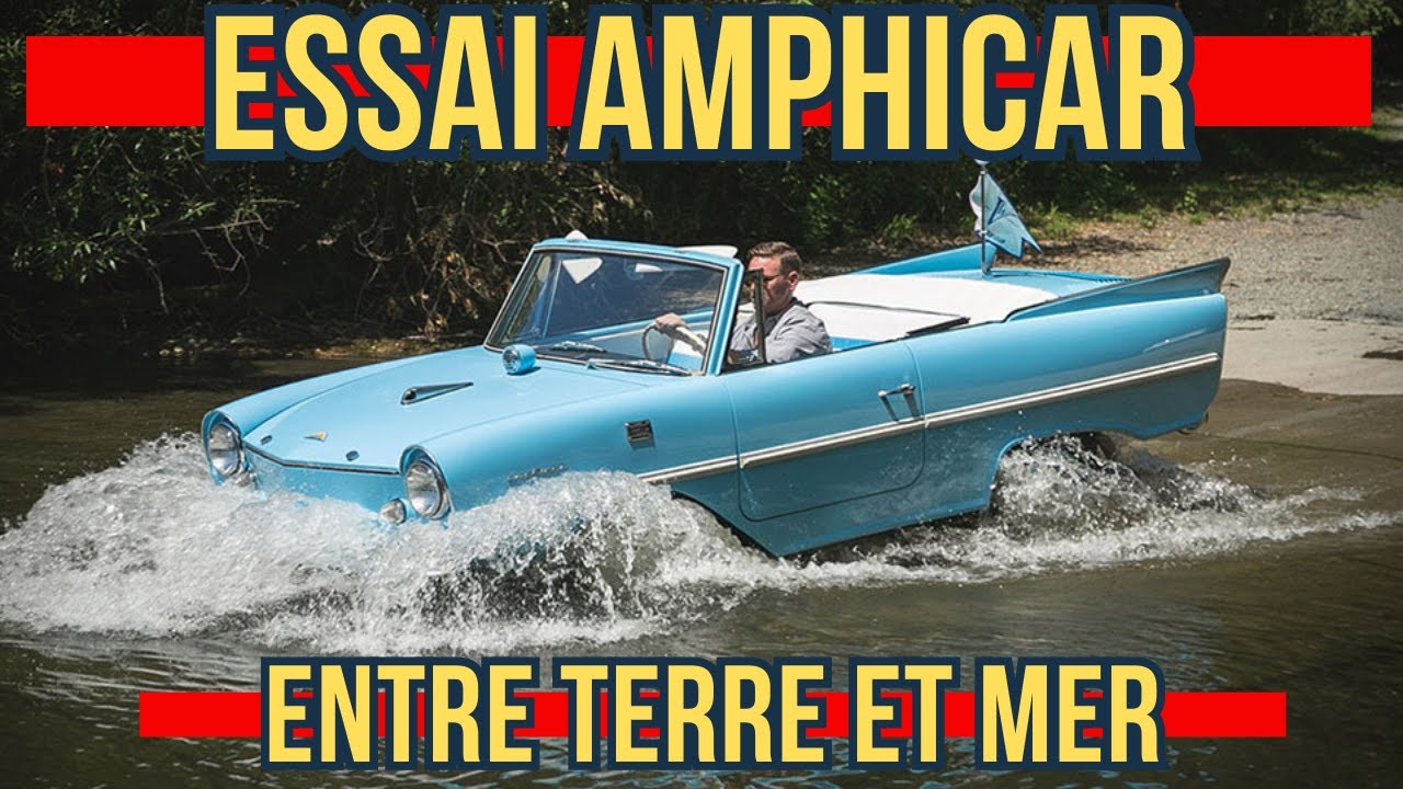 Amphicar: le bateau le plus rapide sur la route, la voiture la plus rapide sur l'eau!
