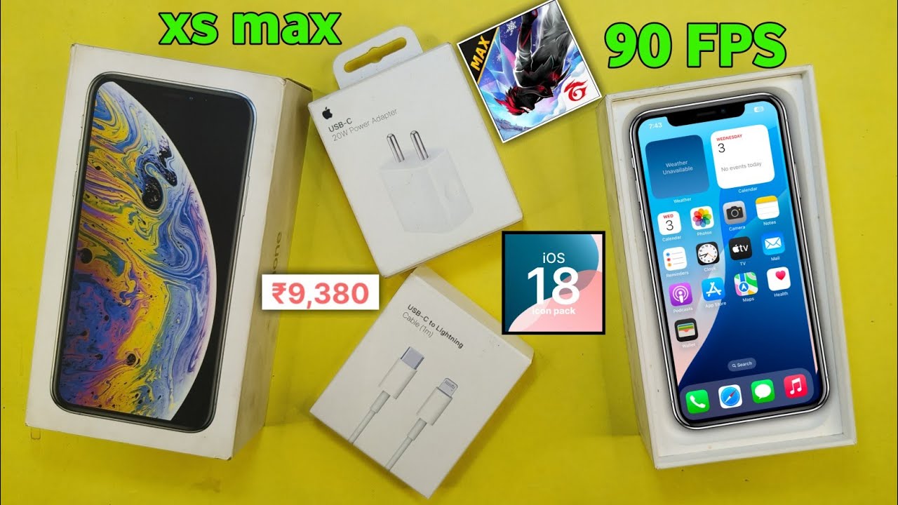 iphone xs max unboxing 2026 / iphone xs max unboxing gaming test / iphone xs free fire test #cashify