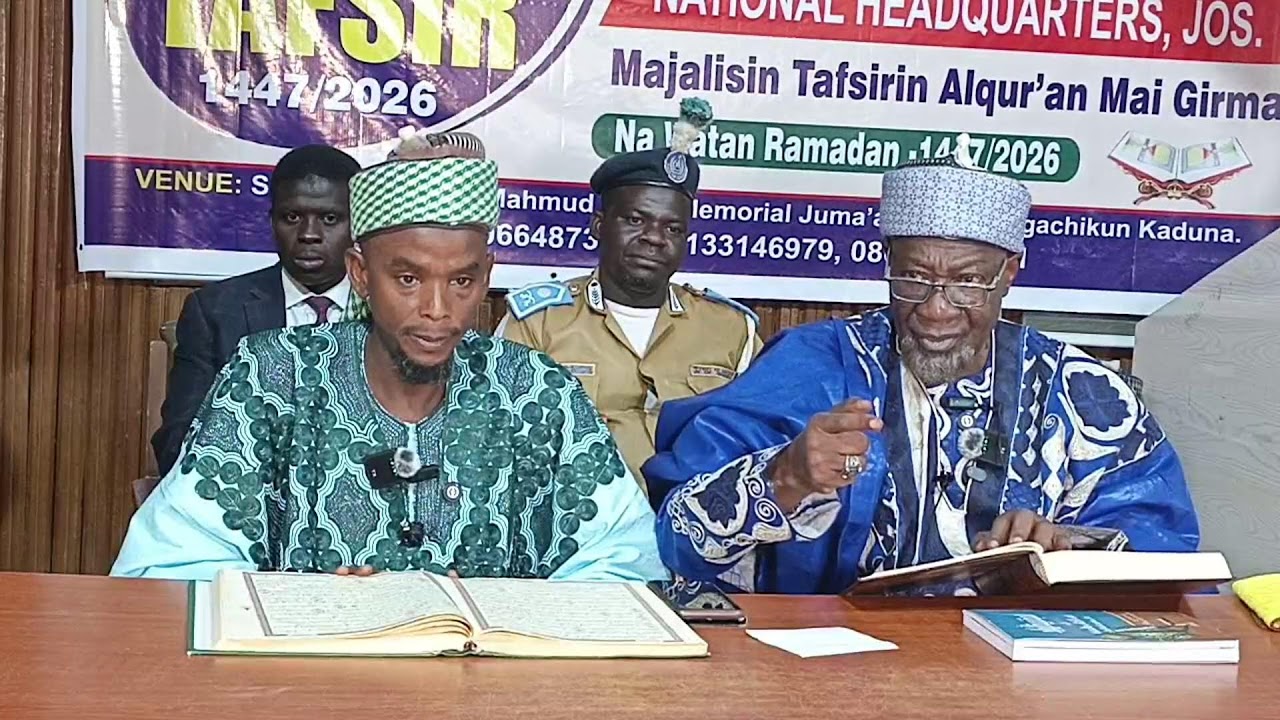 Dey 2 Ramadan Tafsir 1447H-2026 Tareda Sheikh Yusuf Muhammad Sambo Rigachikum