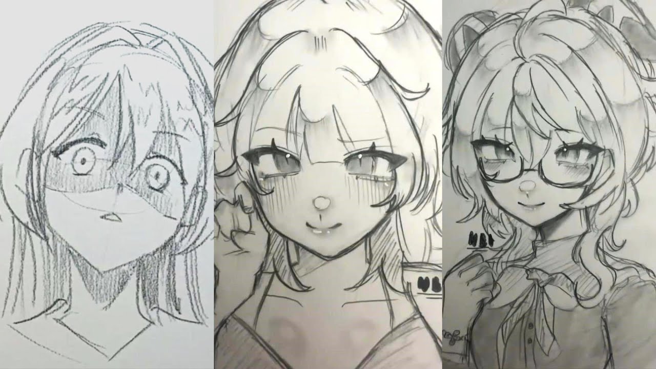 🖌️🎨Art drawing  tiktok compilations  ~ 😍Anime  #187