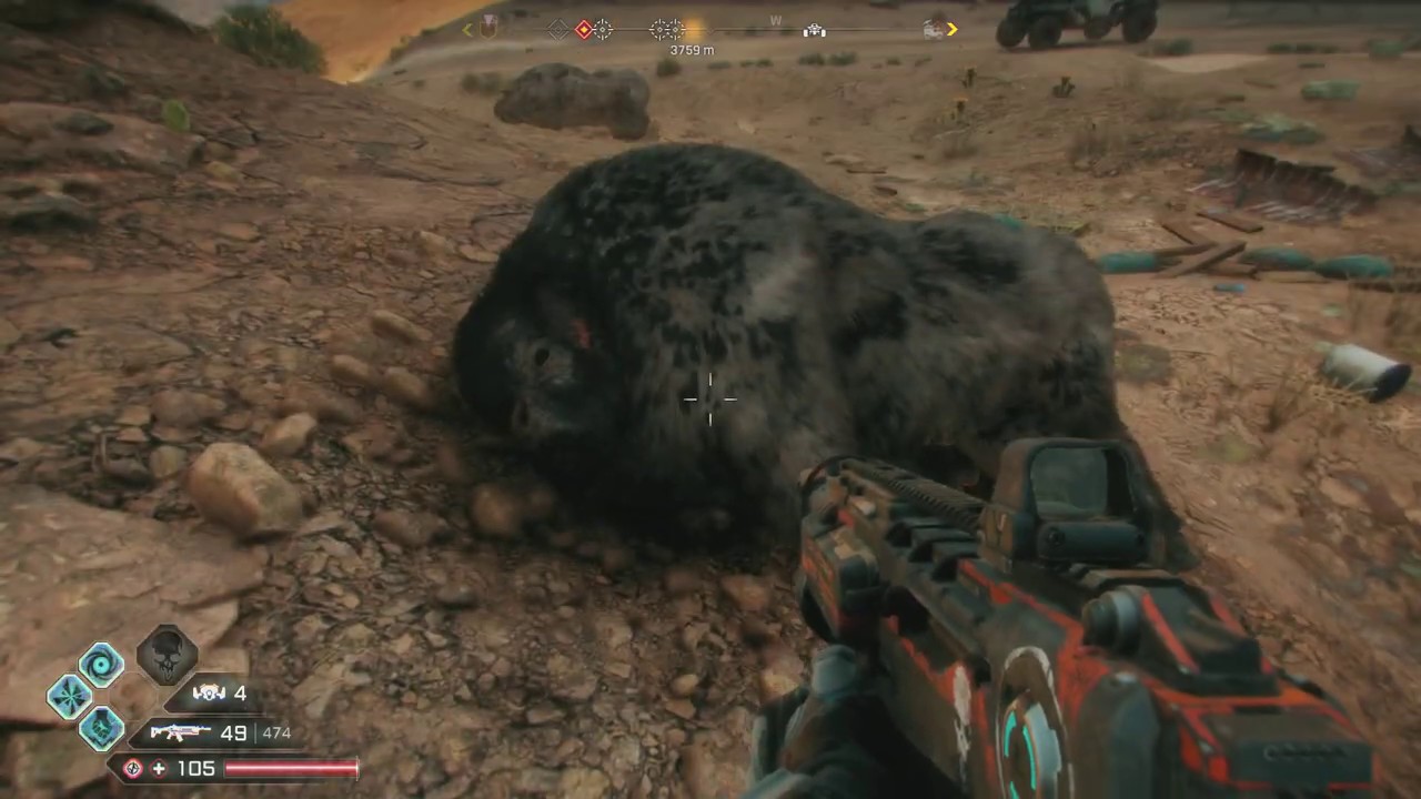 Rage 2 - Wastelands: Roaming Mutant Buffalo Animals and Traveling Garcia Shop Gameplay (2019)