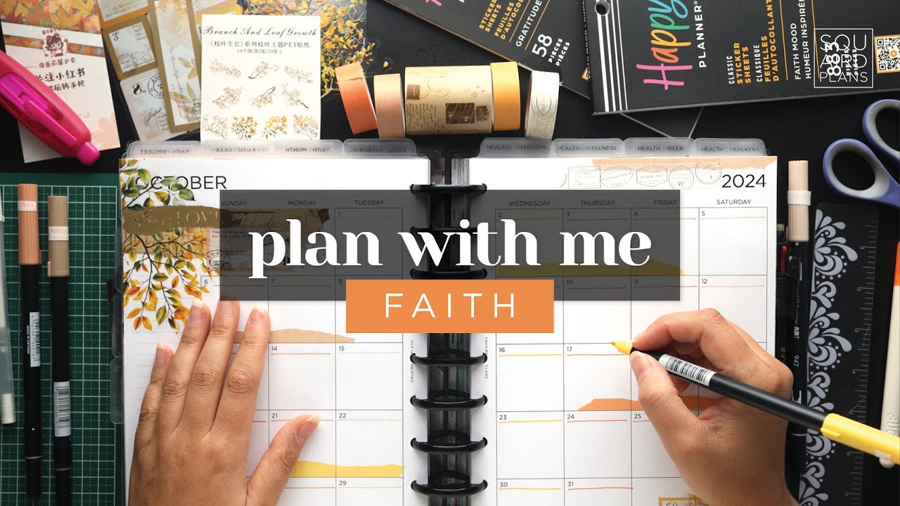 FAITH PLAN WITH ME :: October Classic Happy Planner Setup