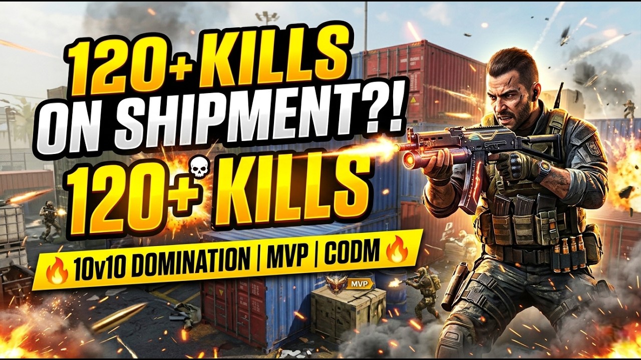 COD Mobile 10v10 Domination 🔥 Shipment 120+ Kills MVP | Absolute Chaos!
