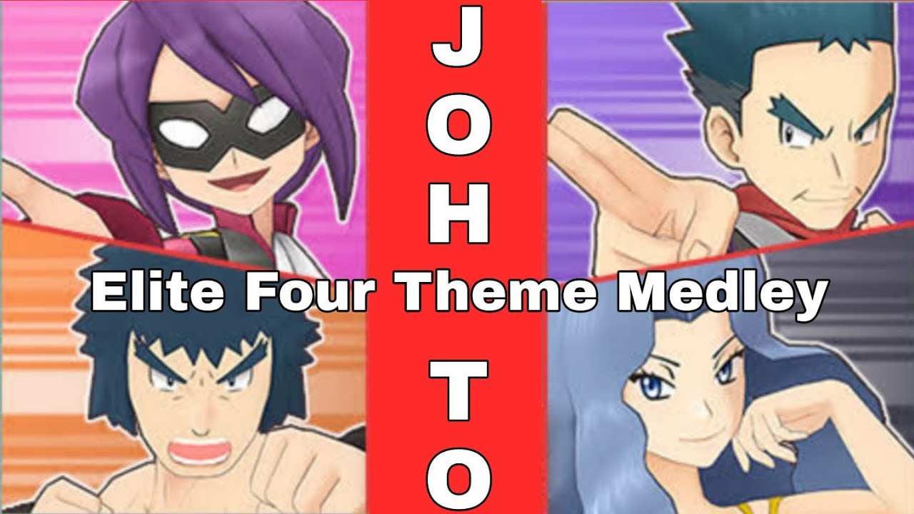 Johto Elite Four Battle Remix Medley | Will, Koga, Bruno, Karen OST Medley | Pokémon Masters EX