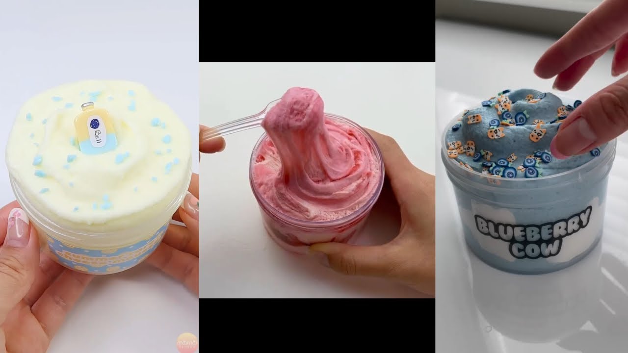 ASMR Cloud Cream Slime | bluemingslime