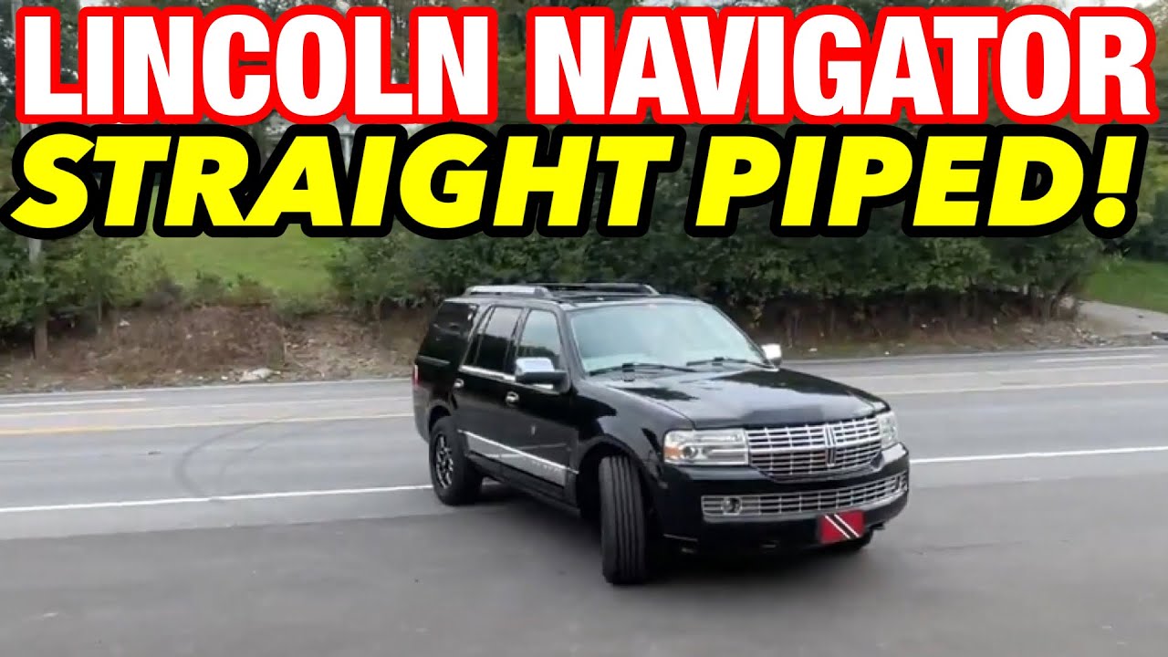 2008 Lincoln Navigator 5.4L V8 ВЫХЛОПНАЯ СИСТЕМА С ПРЯМЫМИ ТРУБАМИ!