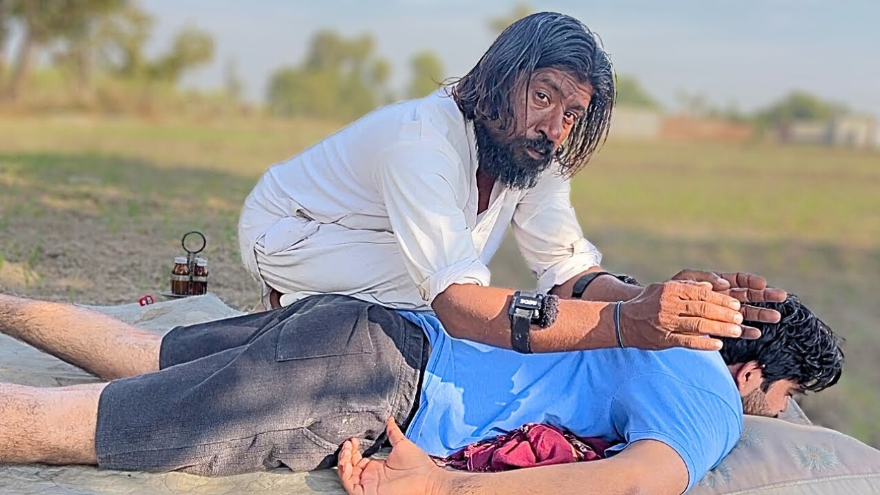 BENGALI BABA FULL BODY MASSAGE | ASMR HEAD, BACK, NECK & LEG WITH SATISFIED CRACKS |