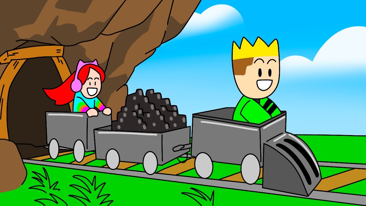 พี่เอกพี่ฝนเกมจำลองรถไฟขนแร่ในเหมือง - Coal Miner Tycoon [vaha555]