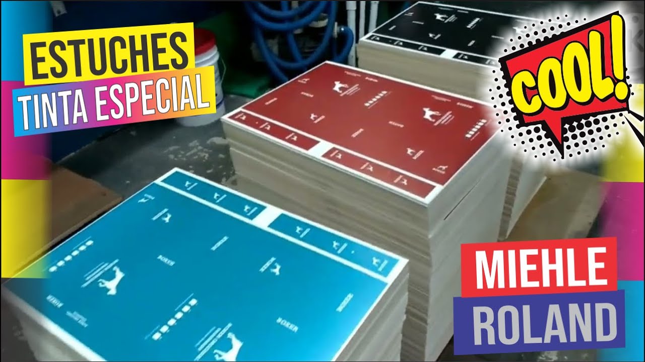 👉IMPRESIÓN OFFSET - Estuches - Tinta Especial #offset #offsetpress #custom_printing #imprenta