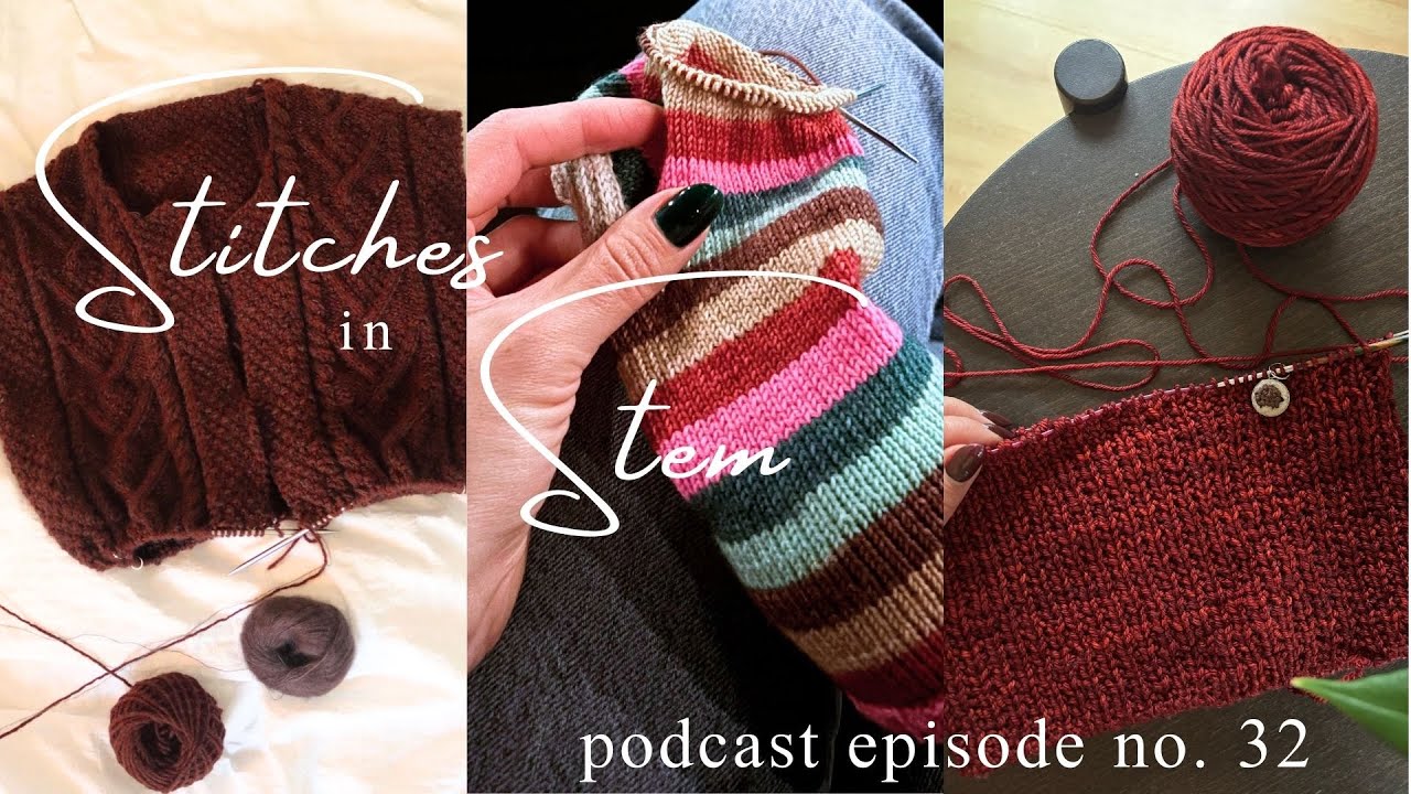 Knitting Podcast 32 | Ovie Cardigan Test Knit, Christmas Socks and talking about knitting slumps