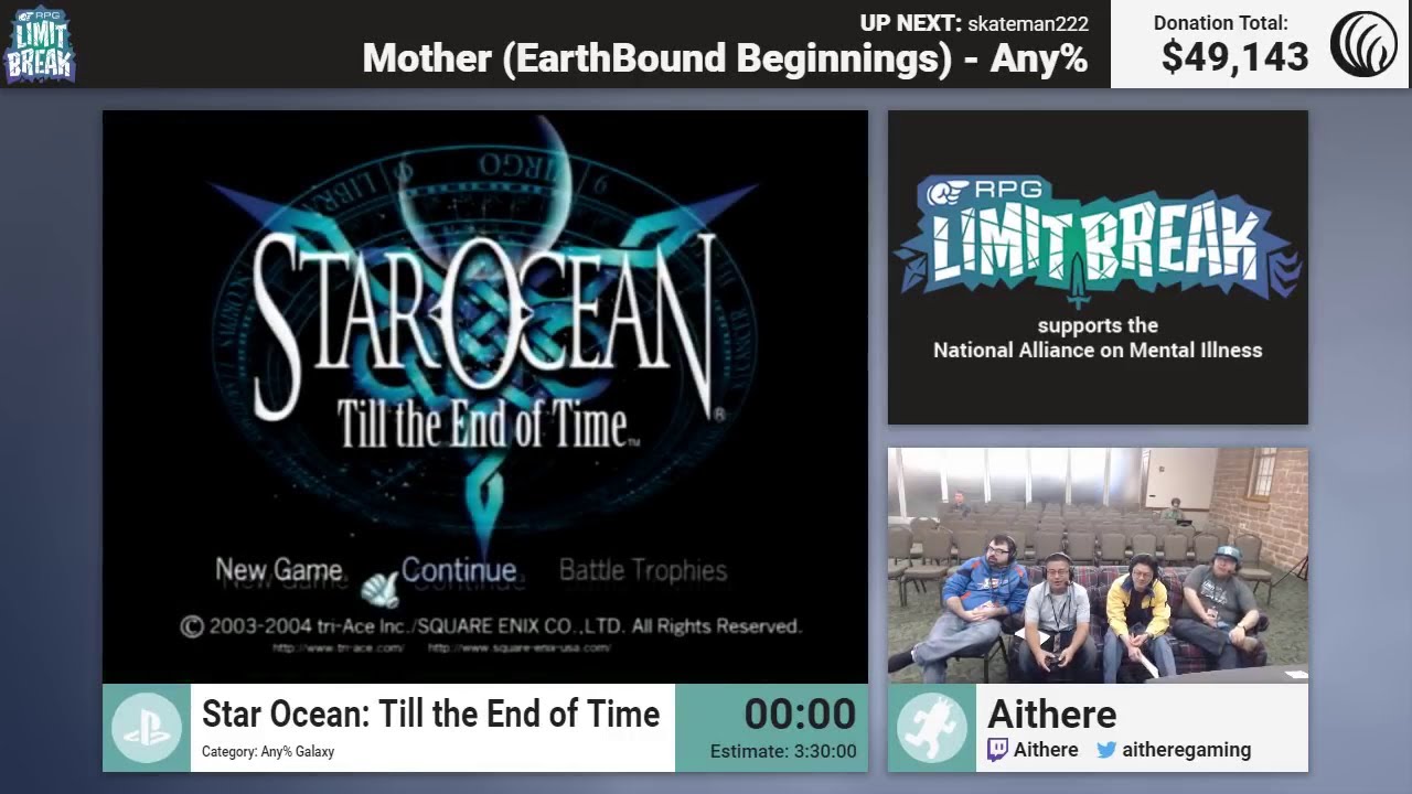 Star Ocean: Till the End of Time (Galaxy) by Aithere (RPG LImit Break 2017 Part 30)