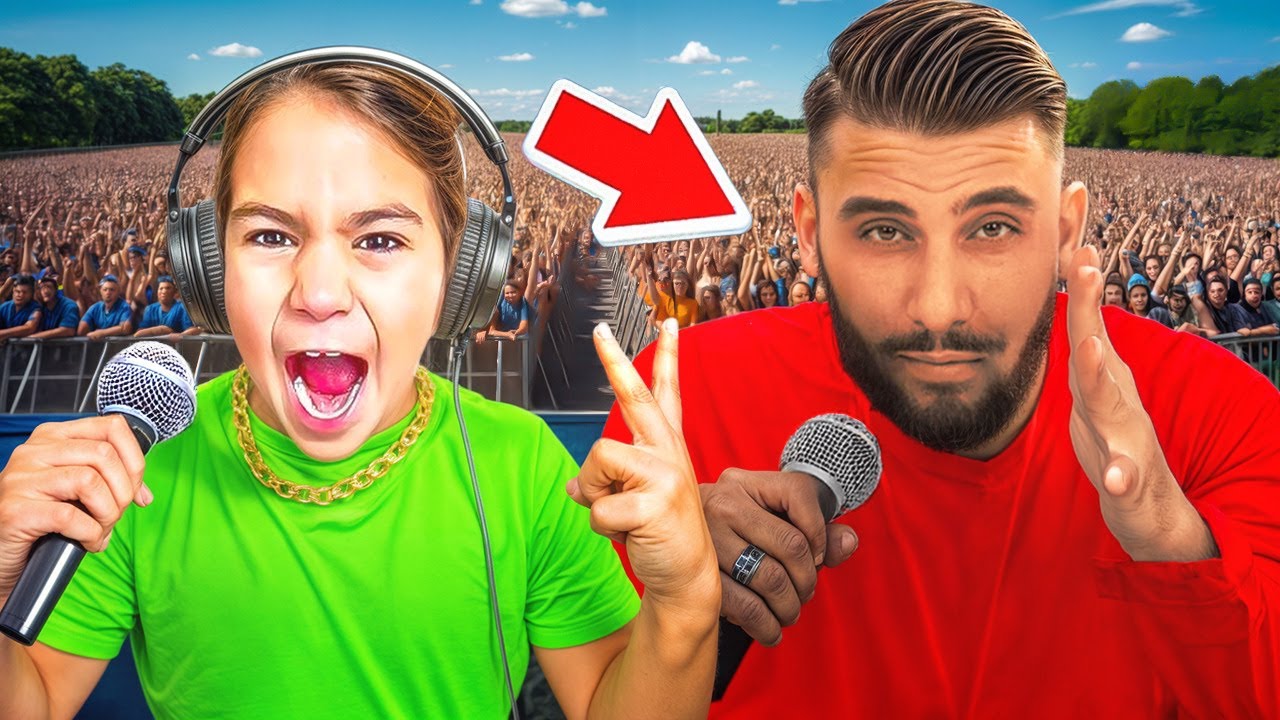 KLEINER JUNGE Rappt beim SAMRA KONZERT!😱