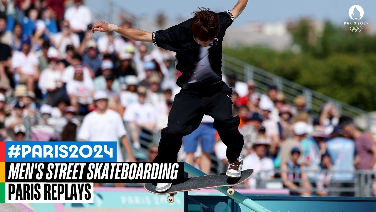 Men's Street Skateboarding Final 🛹 | Paris Replays