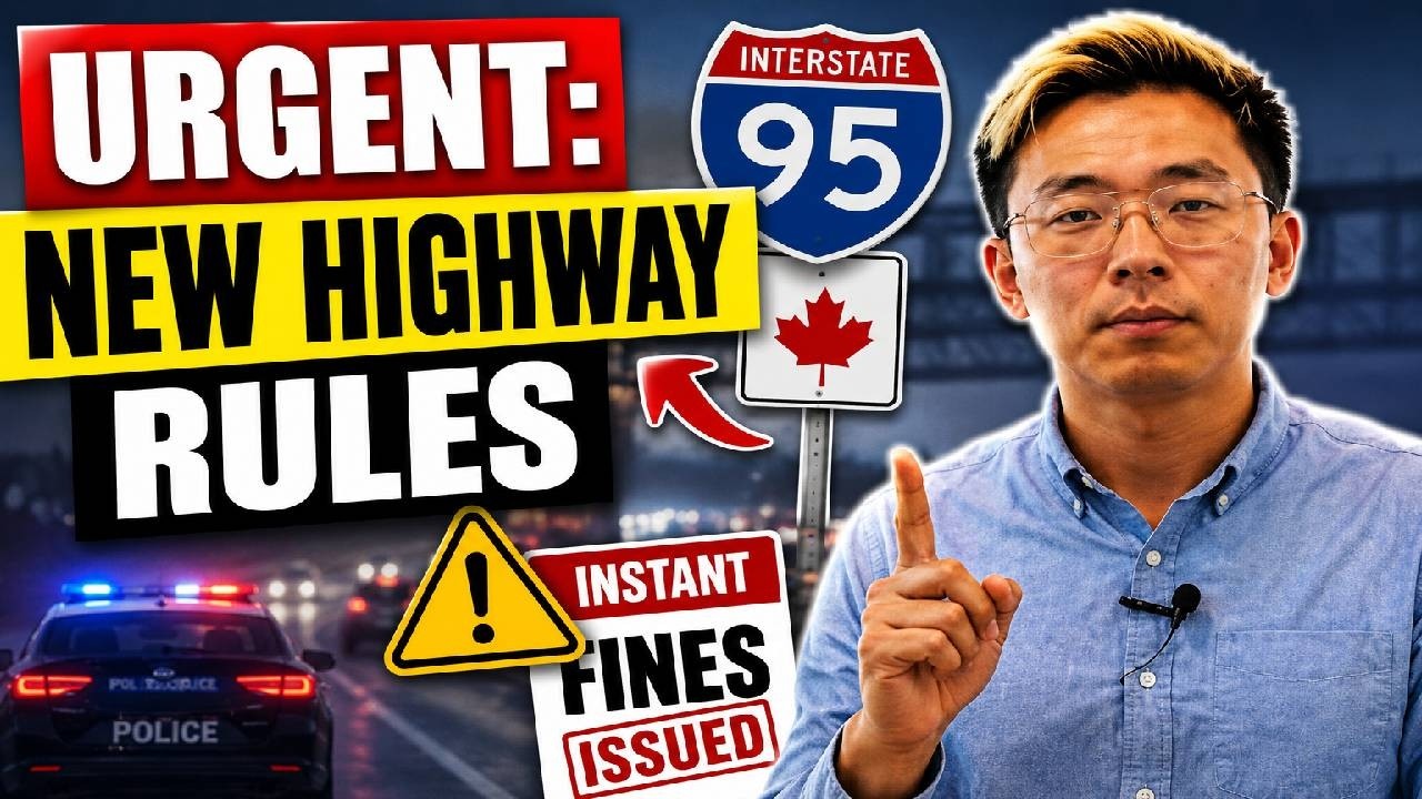 URGENT: New Canada (I-95) Highway Rules Start june 2026&mdash; Drivers Could Face Instant Fines Nationwide