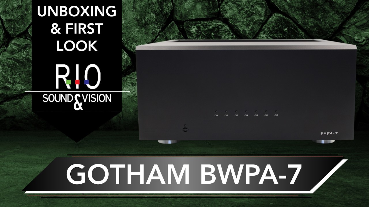 GOTHAM AUDIO BWPA-7 Home Theatre Amplifier - Unboxing and First look