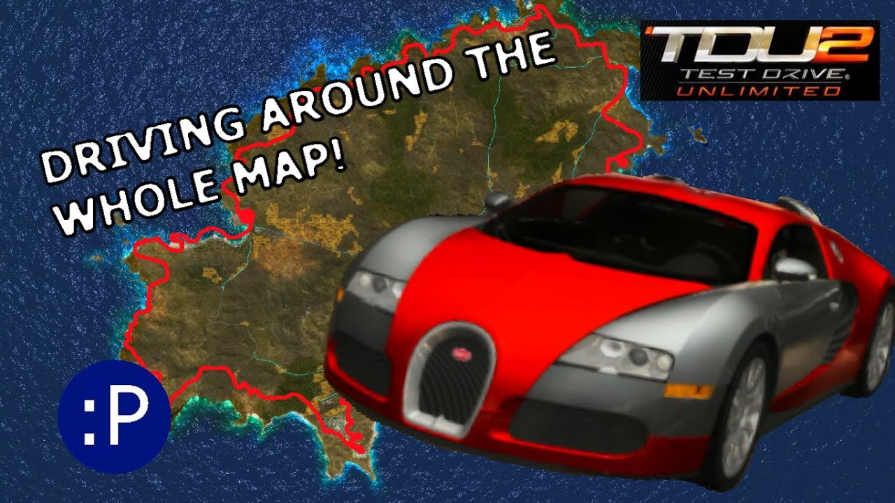 Test Drive Unlimited 2 TIMELAPSE, Riding Around the Map Edge, Scenic Route Ep 39