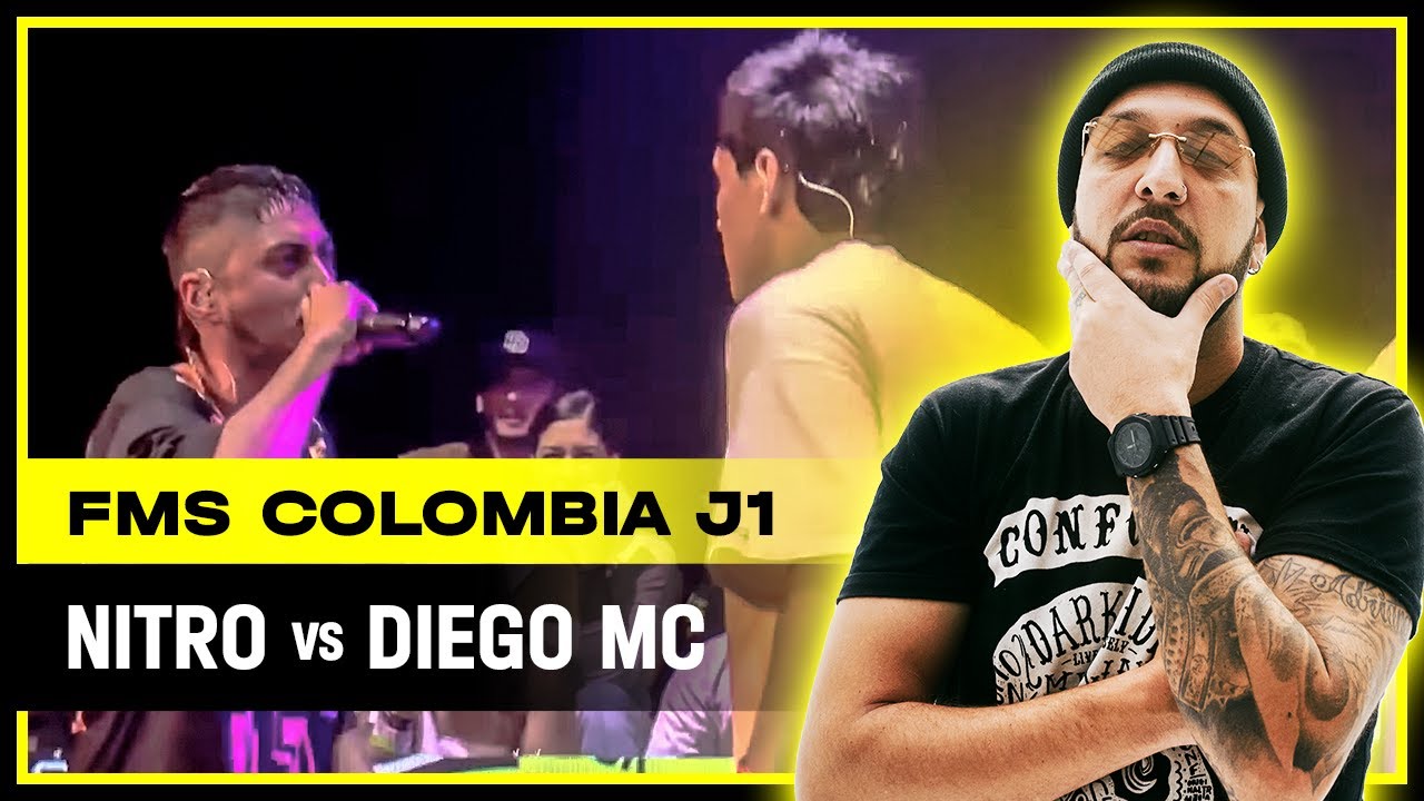 👊🏻 NITRO NO TIENE PIEDAD | NITRO VS DIEGO MC EN FMS COLOMBIA J1 2023