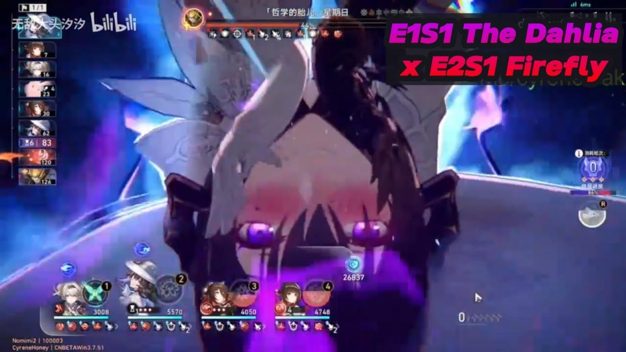 E1S1 The Dahlia x E2S1 Firefly - Gameplay - Honkai star rail 3.8 [V1]