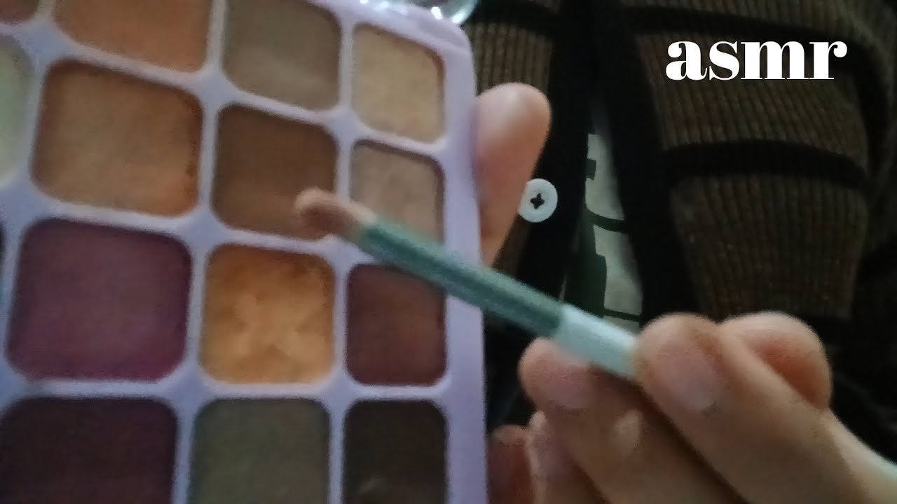 asmr doing your makeup (real touch camera)