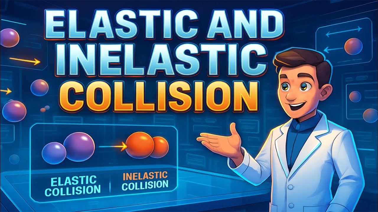 Elastic and Inelastic Collision | Differences, Examples & Physics Concepts | Class 11 & 12