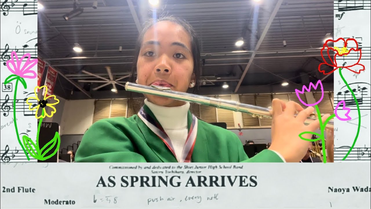 &ldquo;As Spring Arrives&rdquo; by Naoya Wada - flute perspective 🪴🌷🌼