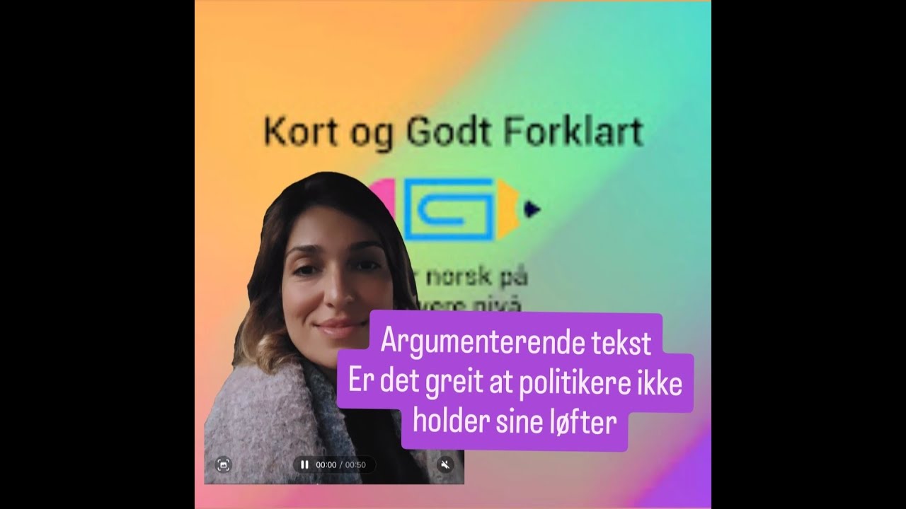 Vide 215 - Argumenterende tekst   Bør politikere alltid holde på det de lover