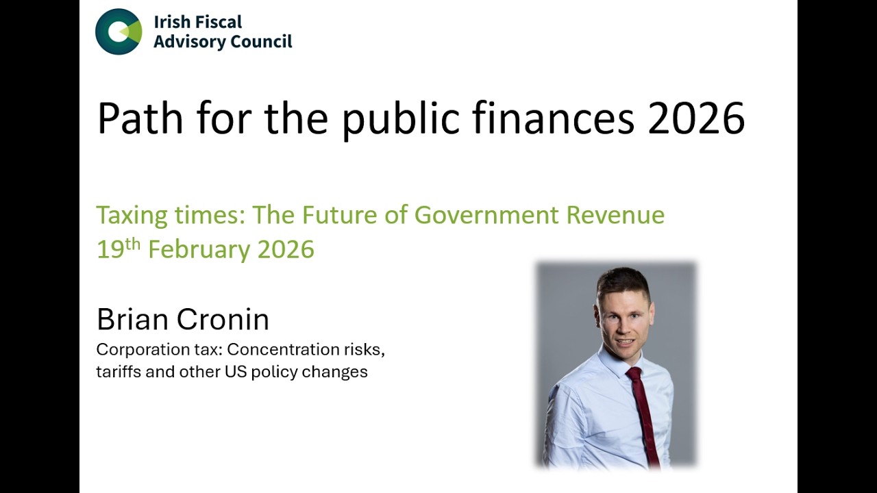 Brian Cronin - Corporation tax: Concentration risks, tariffs and other US policy changes