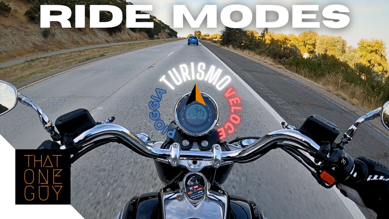 Trying out the Ride Modes on my Moto Guzzi Eldorado | Pioggia - Turismo - Veloce