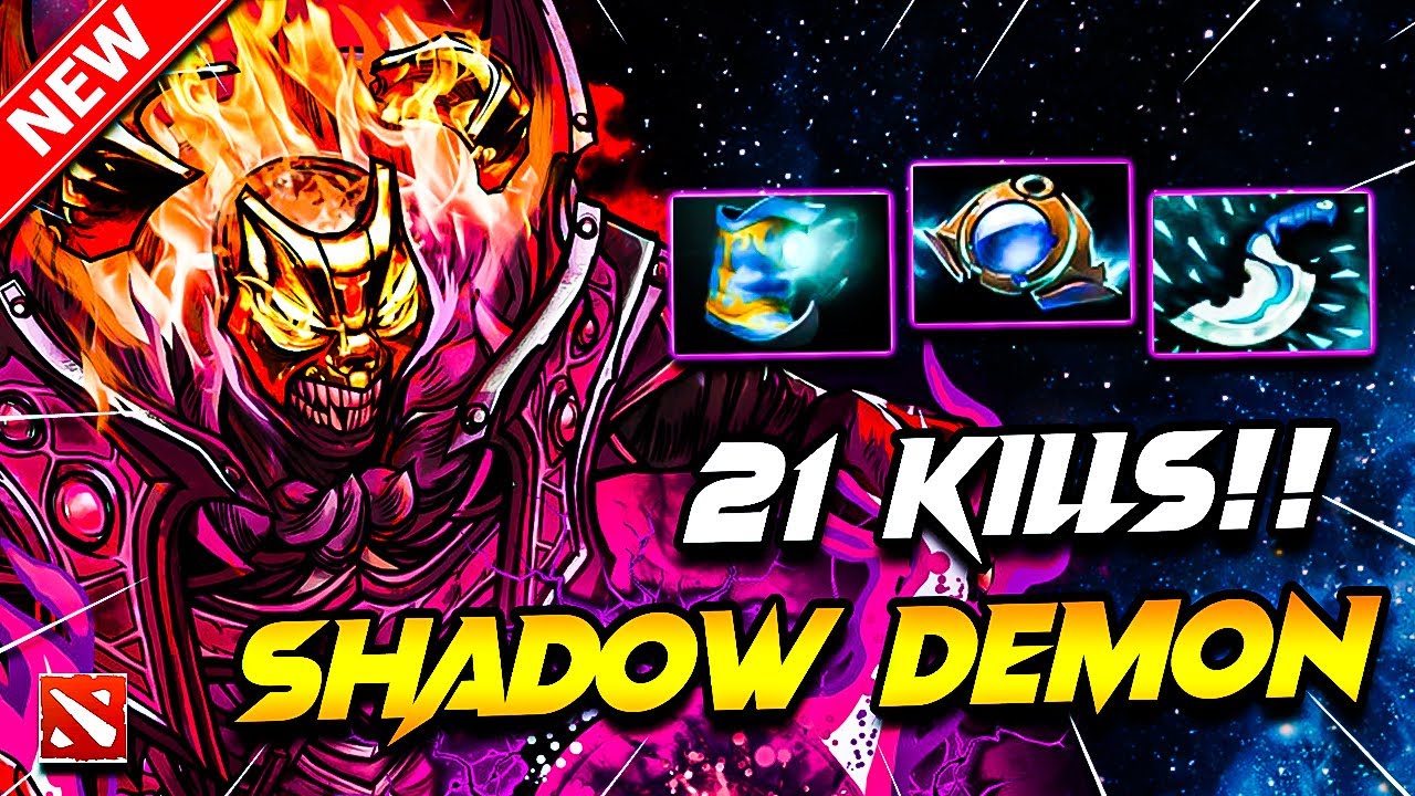 SHADOW DEMON Dota 2 Gameplay | (x21 Kills!!) Shadow Demon DOTA 2 Carry Build Pro Gameplay Guide 7.40