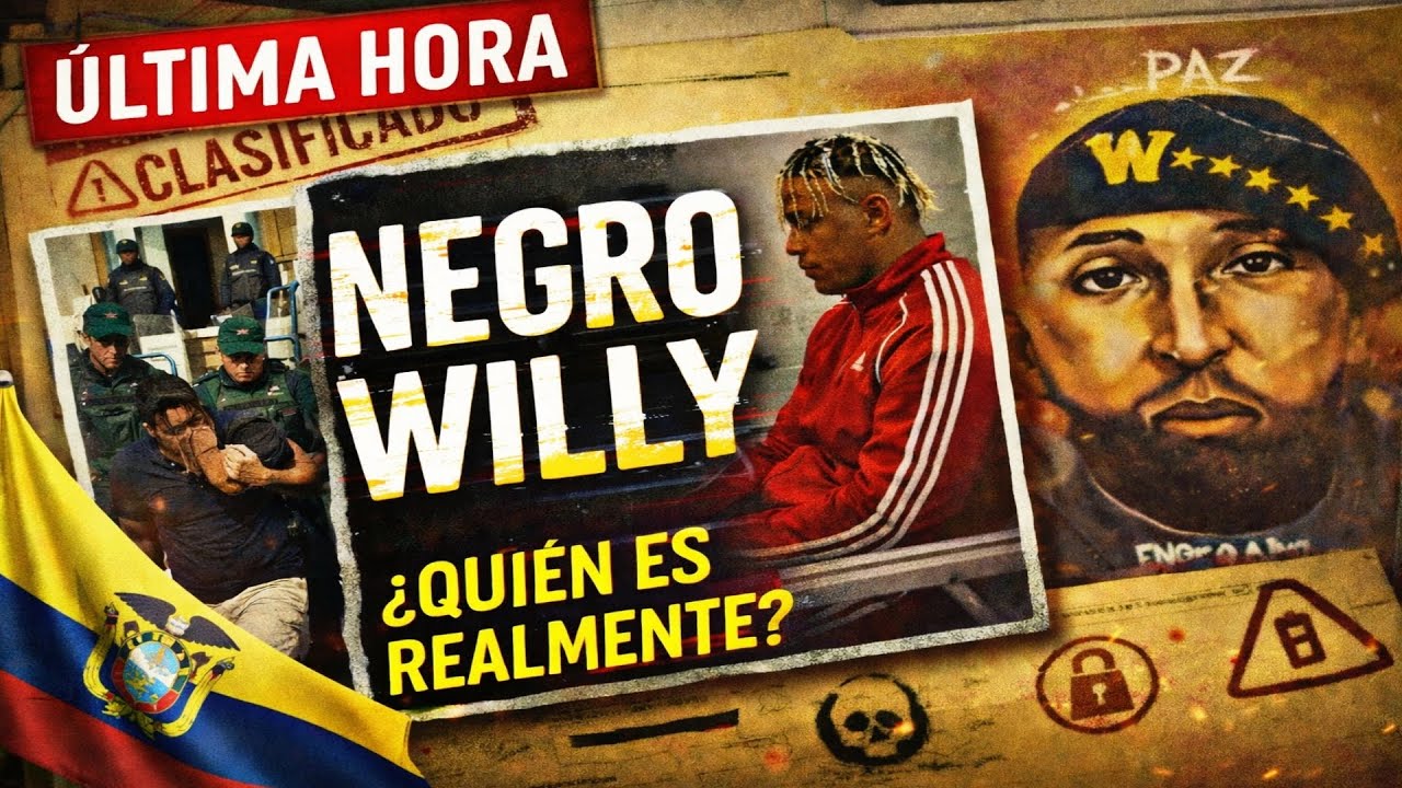 🚨 ÚLTIMA HORA: ¿QUIÉN ES “NEGRO WILLY” Y POR QUÉ SU LIBERACIÓN EN ESPAÑA ENCENDIÓ A ECUADOR?