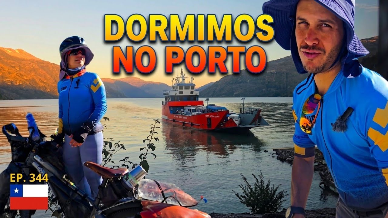 Encontramos ABRIGO para DORMIR no PORTO da Carretera Austral