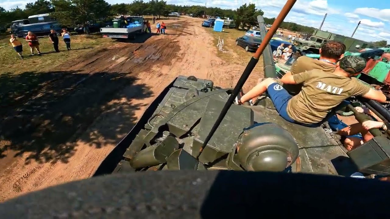 Przejażdżka czołgiem T55a Borne Sulinowo
