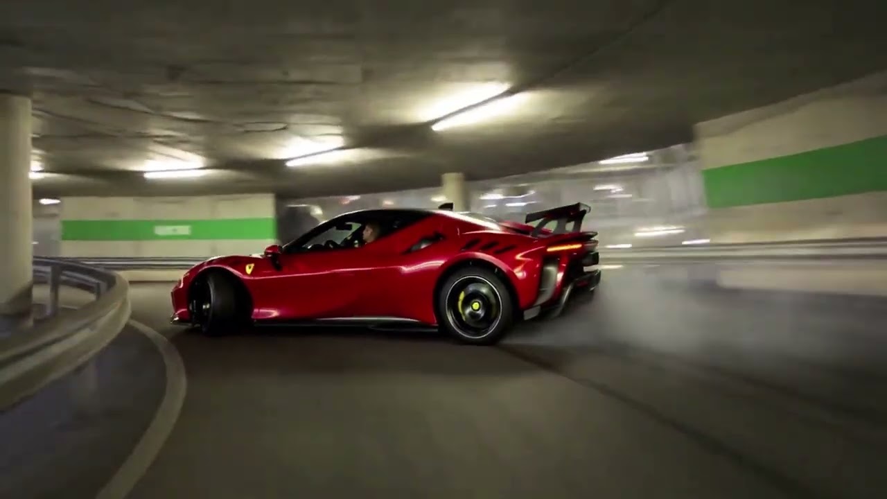 Most Insane Parking Lot Drift You’ll Ever See (Ferrari SF90 XX)