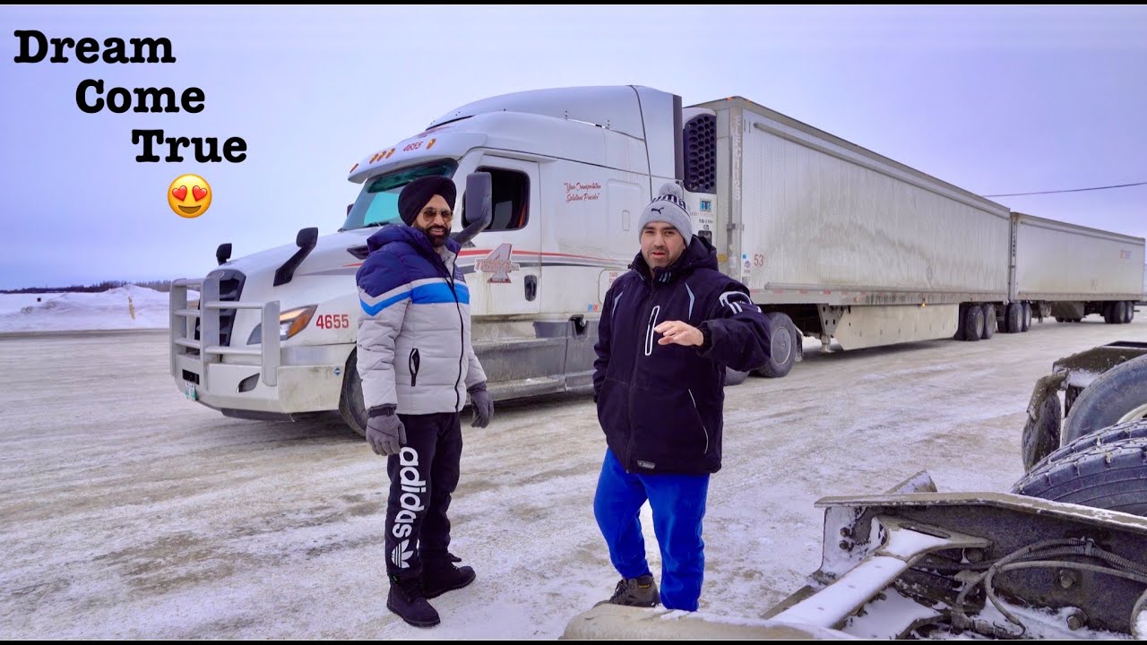 First Long Trip with Father 😍 on Canadian Truck | Father Son Trucking part-1