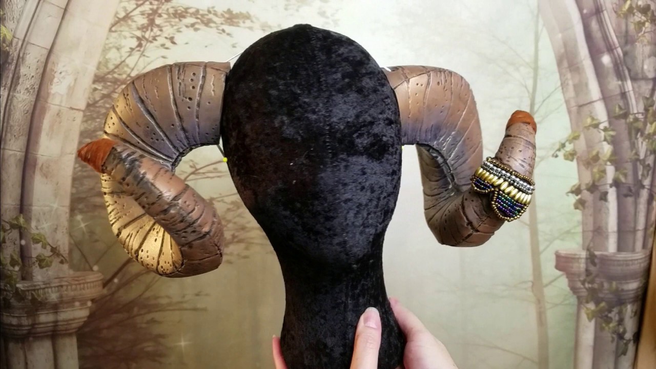 Crafting with Cosplay Fabrics - EP. 37 - EVA foam horns (Part 1)