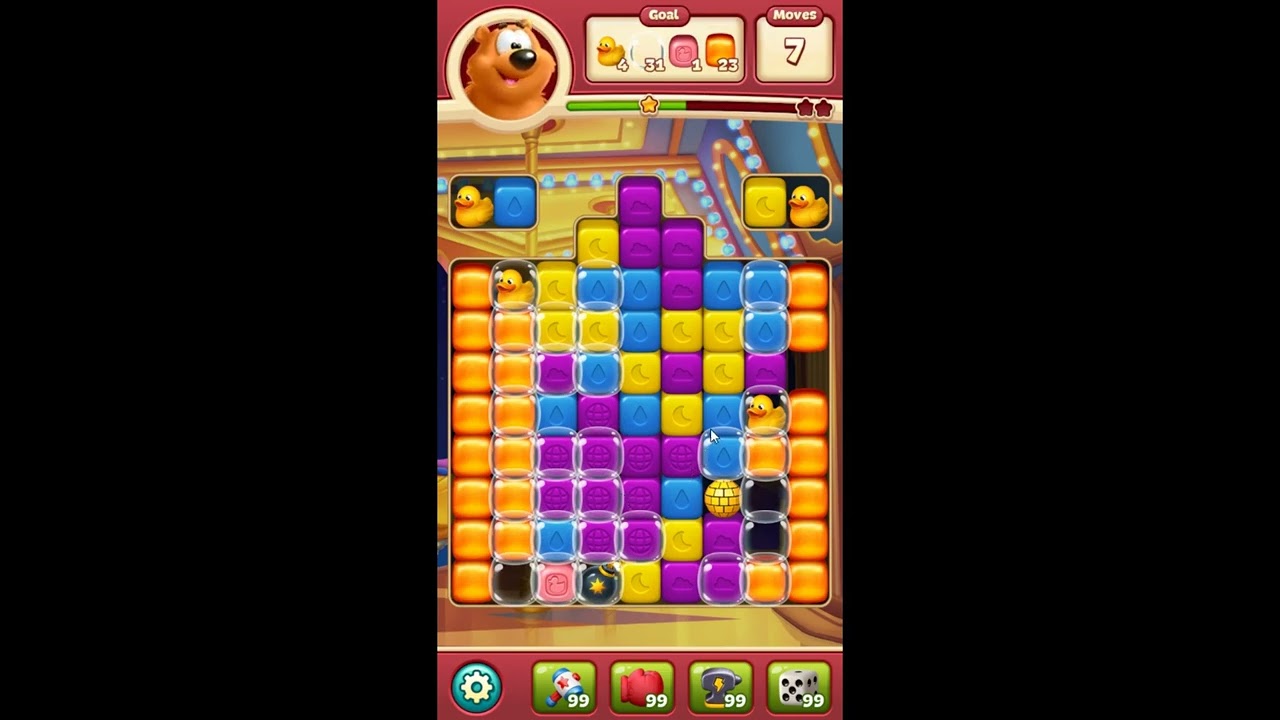 Toon Blast Level 9044 - NO BOOSTERS 🐻🐺🐱 | SKILLGAMING ✔️