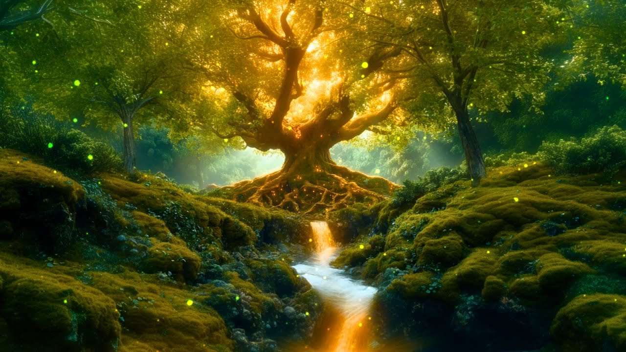 Enchanted Tree in Magical Forest | Mystical Music to Relieve Stress, Elevate Mood & Sleep Well